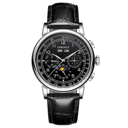 Men's Automatic Mechanical Watch - Waterproof Calendar & Stylish Design - Buy Center