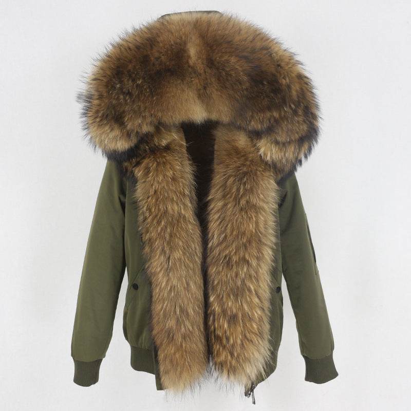 Buycenter Parka Jacket with Raccoon Fur Liner - Stylish Women's Outerwear - Buy Center