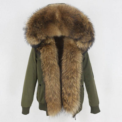 Buycenter Parka Jacket with Raccoon Fur Liner - Stylish Women's Outerwear - Buy Center