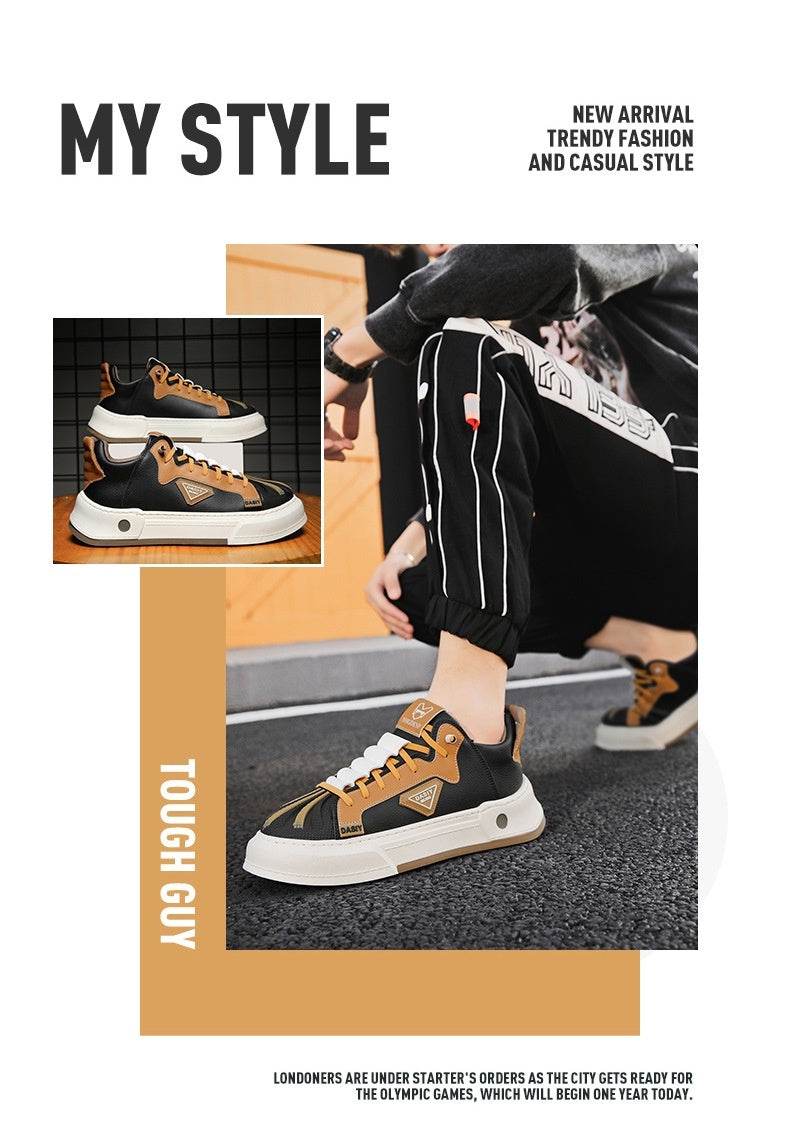 Men's Casual Low-Top Sneakers - Breathable Vulcanized Shoes for Style - Buy Center