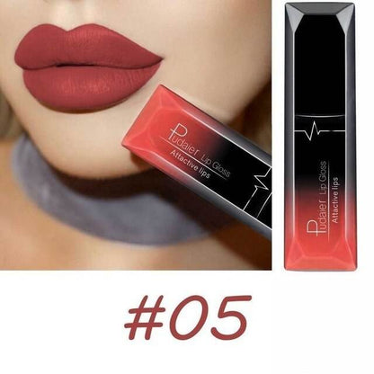 Makeup Matte Lip Gloss Lipstick - Long-Lasting, Waterproof, 21 Colors - Buy Center