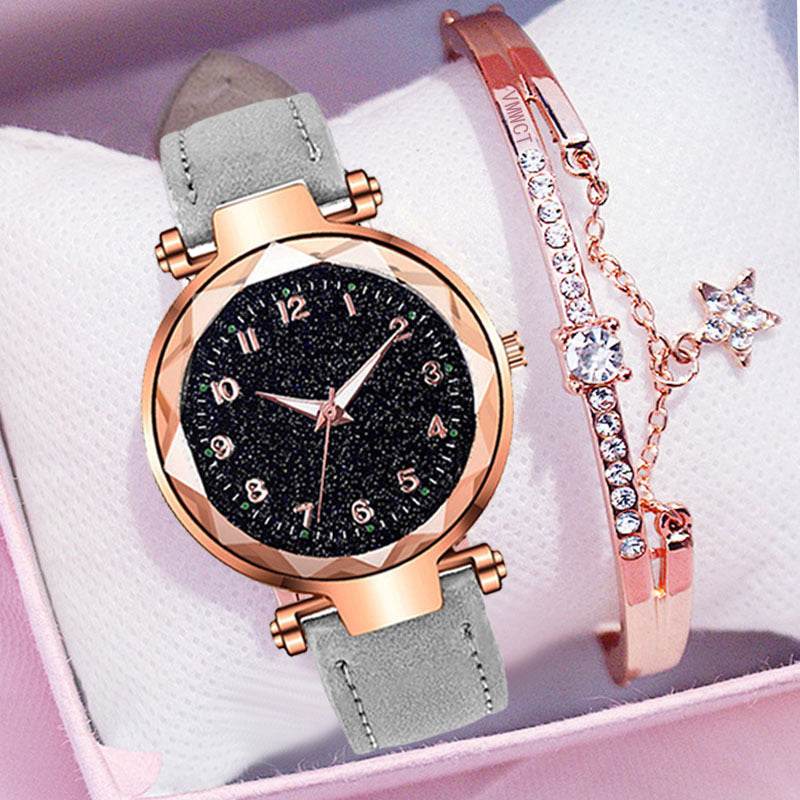 Center Trendy Women's Starry Sky Watch - Casual Bracelet Timepiece - Buy Center