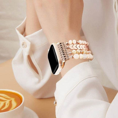 Fashion Crystal Beaded Watch Strap - Stylish & Durable for 38-49mm Watches - Buy Center