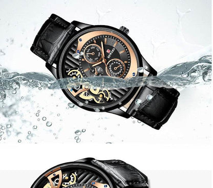 Buycenter Men's Waterproof Quartz Watch - Stylish & Durable Casual Timepiece - Buy Center