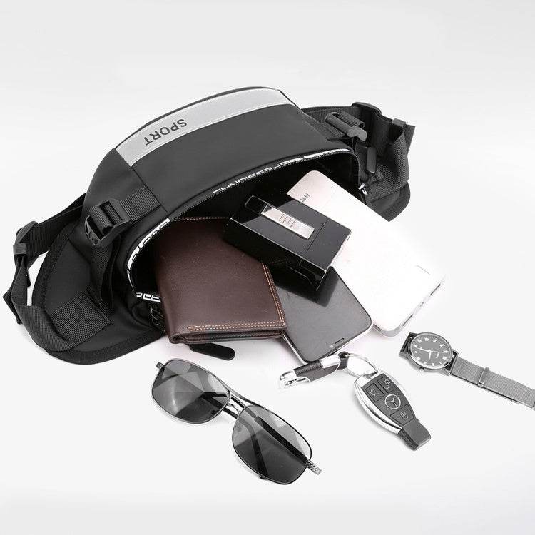 Reflective Waterproof Waist Bag for Men - Stylish Travel & Hiking Pack - Buy Center