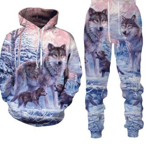 Fashion 3D Printing Sweatshirt & Sweatpants Set - Premium Stylish Summer Wear - Buy Center