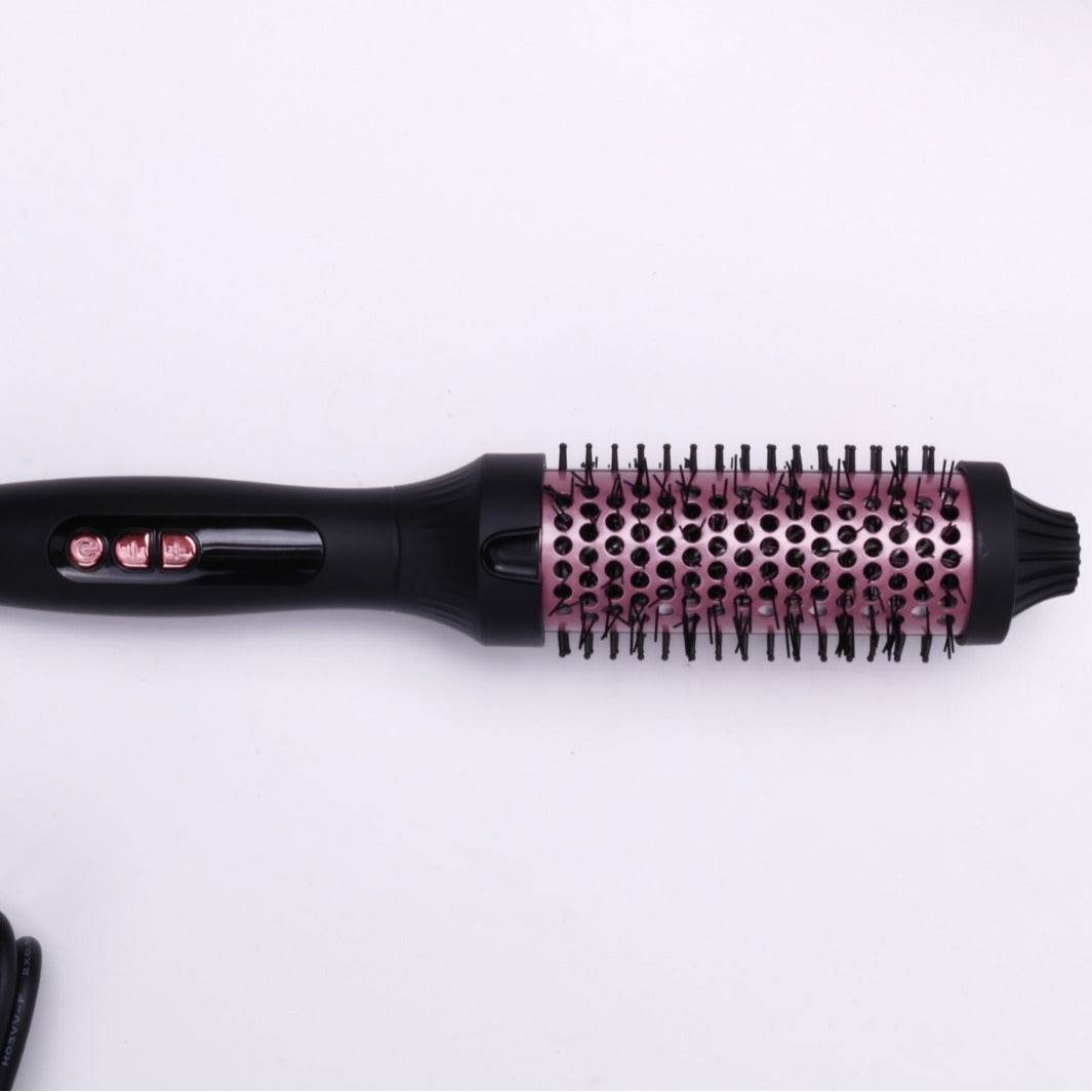 Three-in-One Hair Curler & Straightener - Versatile Hot Air Comb for All Hair Types - Buy Center