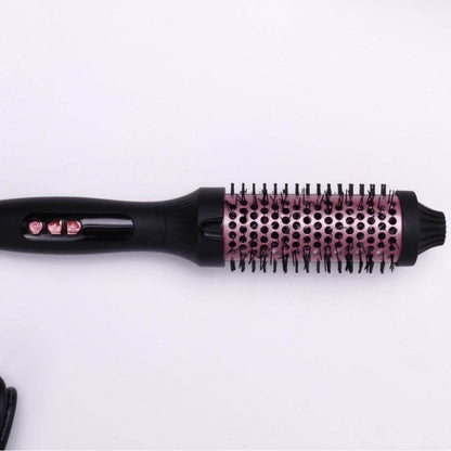Three-in-One Hair Curler & Straightener - Versatile Hot Air Comb for All Hair Types - Buy Center