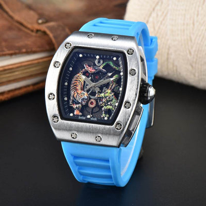Buy Center Dragon Tiger Quartz Watch - Stylish Alloy Male Timepiece - Buy Center