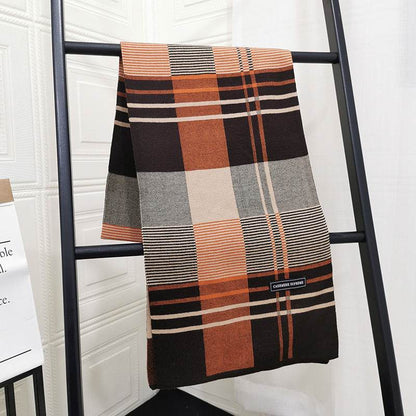 Premium Stylish Knitted Scarf for Men - Trendy Winter Fashion 2025 - Buy Center