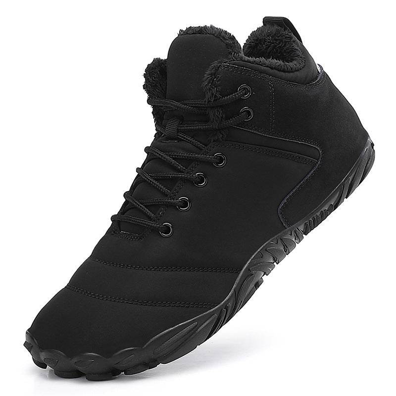 Men's Plush Casual Warm Boots - Non-Slip Rubber Sole & Cozy Comfort - Buy Center