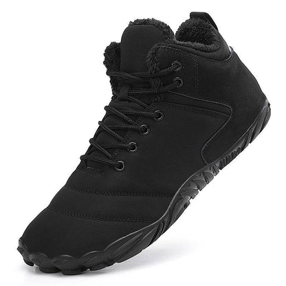 Men's Plush Casual Warm Boots - Non-Slip Rubber Sole & Cozy Comfort - Buy Center
