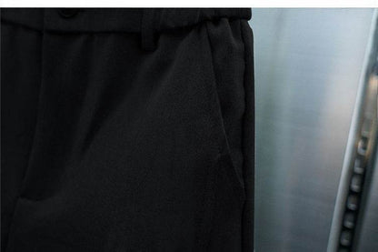 Casual Cropped Harem Pants for Teens - Trendy Loose Tapered Style - Buy Center