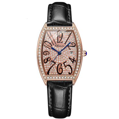 Women's Casual Sports Watch - Solid Steel Band & Blue Hand Design - Buy Center