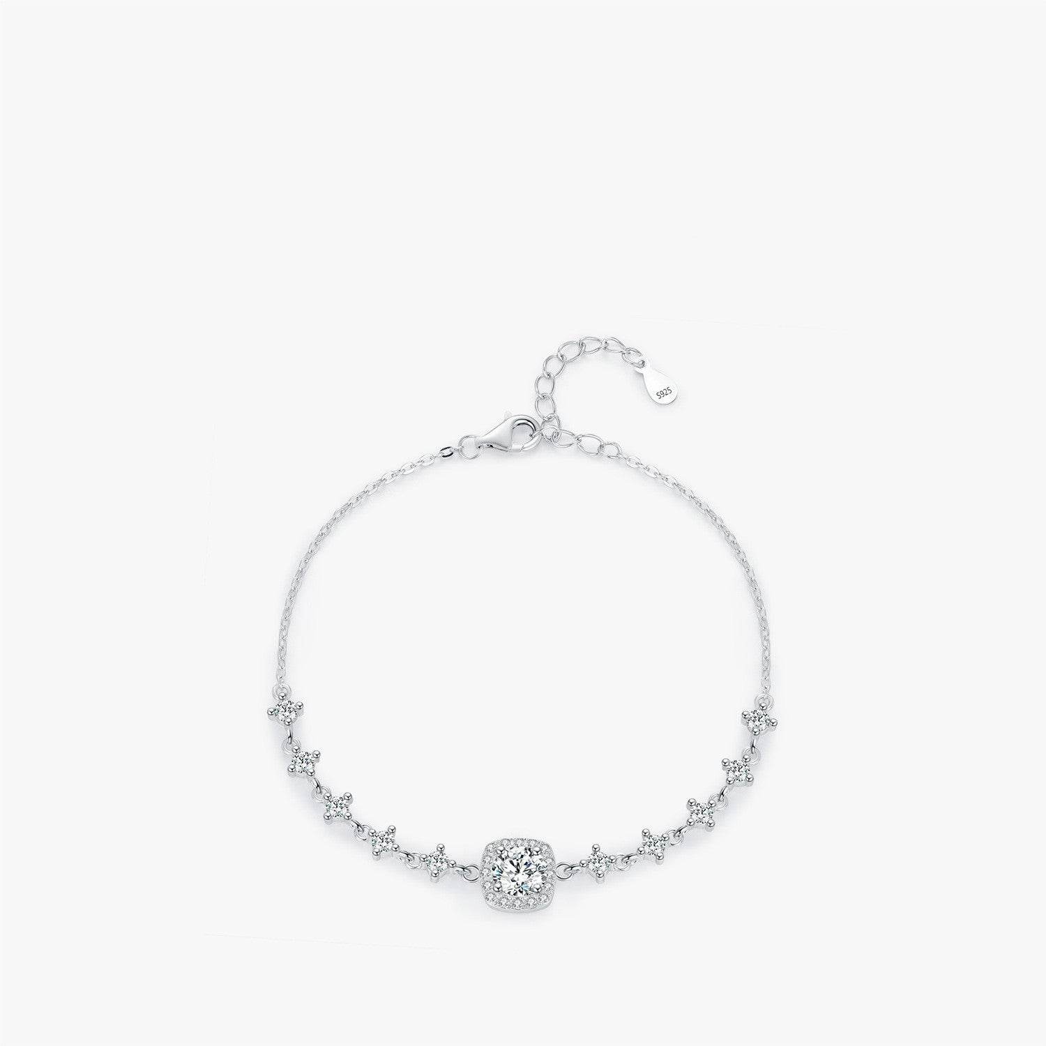 Stylish Geometry Bracelet for Women - Premium 925 Silver Fashion Jewelry - Buy Center