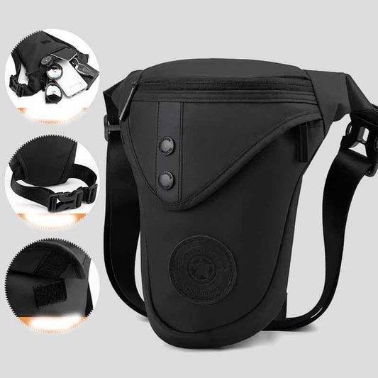 Men's Outdoor Riding Chest Bag - Stylish Nylon Waist Bag for Adventures - Buy Center