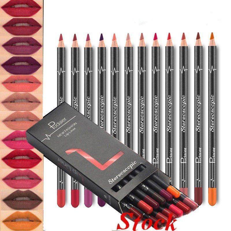 36 Color Waterproof Lip Liner - Non-Smudge & Long Lasting Shades - Buy Center