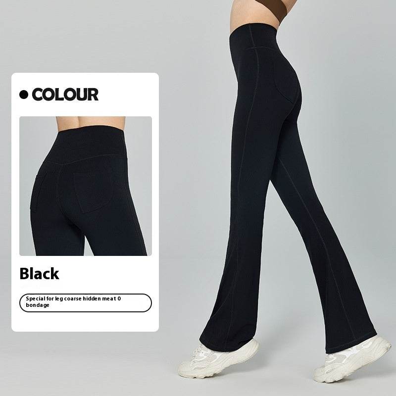 Buycenter High Waist Yoga Trousers - Casual Hip Lift Fitness Pants - Buy Center