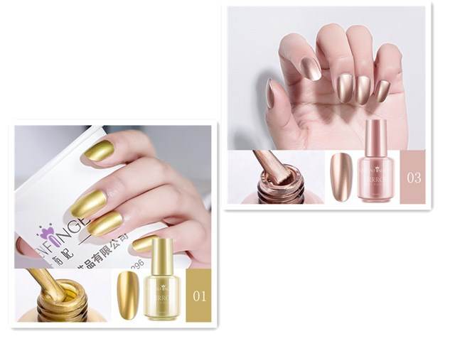 Mirror Nail Polish - Long-Lasting Professional Finish in 8ml Bottle - Buy Center