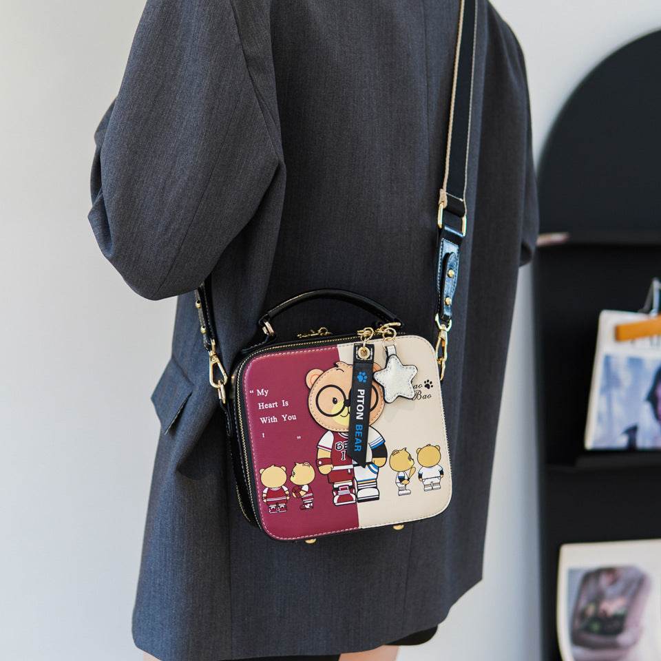 Buycenter Cartoon Teddy Bear Hand-held Clutch - Urban Simplicity Style - Buy Center