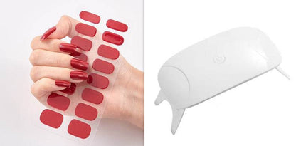 Waterproof Letter Color Nail Stickers - Long Lasting Stylish Designs - Buy Center