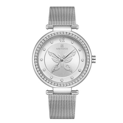 Elegant Women's Stainless Steel Fashion Watch - Chic Round Design 2025 - Buy Center