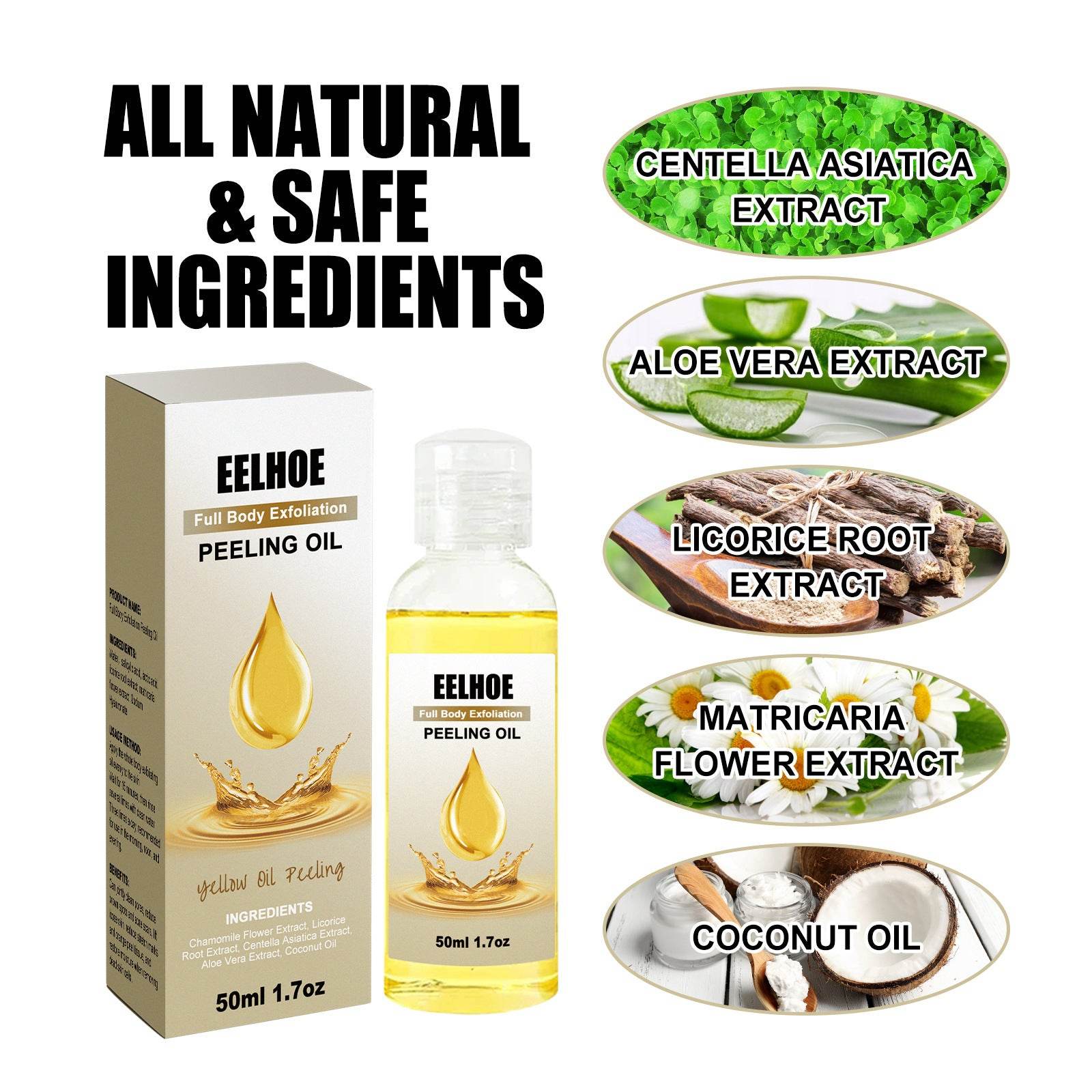 Delicate Brightening Body Exfoliating Oil - Nourishing Skin Care Essential - Buy Center