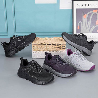 Stylish Leather Waterproof Walking Shoes - Non-Slip & Breathable Comfort - Buy Center