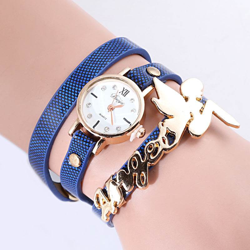 Buy Center DIY Angel Pendant Quartz Watch - Elegant Women's Timepiece - Buy Center