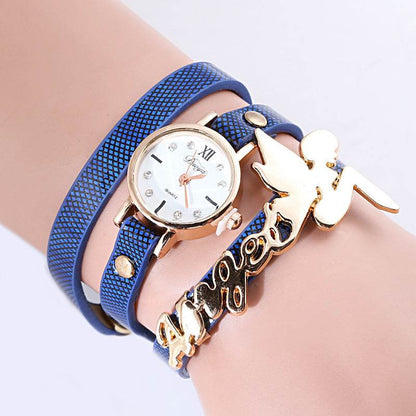 Buy Center DIY Angel Pendant Quartz Watch - Elegant Women's Timepiece - Buy Center
