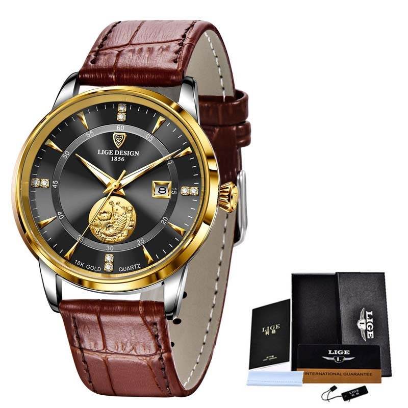 Buy Center Men's Mechanical Watch - Waterproof, Double Calendar, Luminous Design - Buy Center