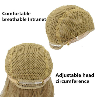 African Women's Curly Wigs - 65cm Breathable Human Hair, Stylish Look - Buy Center