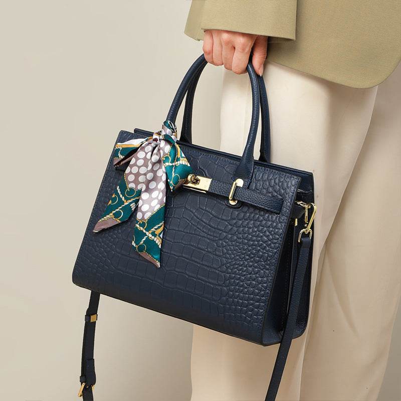 Buycenter Large Capacity Mom Handbag - Stylish Black and Blue Clutch - Buy Center