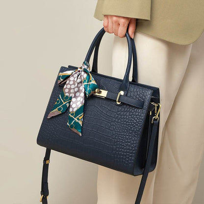 Buycenter Large Capacity Mom Handbag - Stylish Black and Blue Clutch - Buy Center