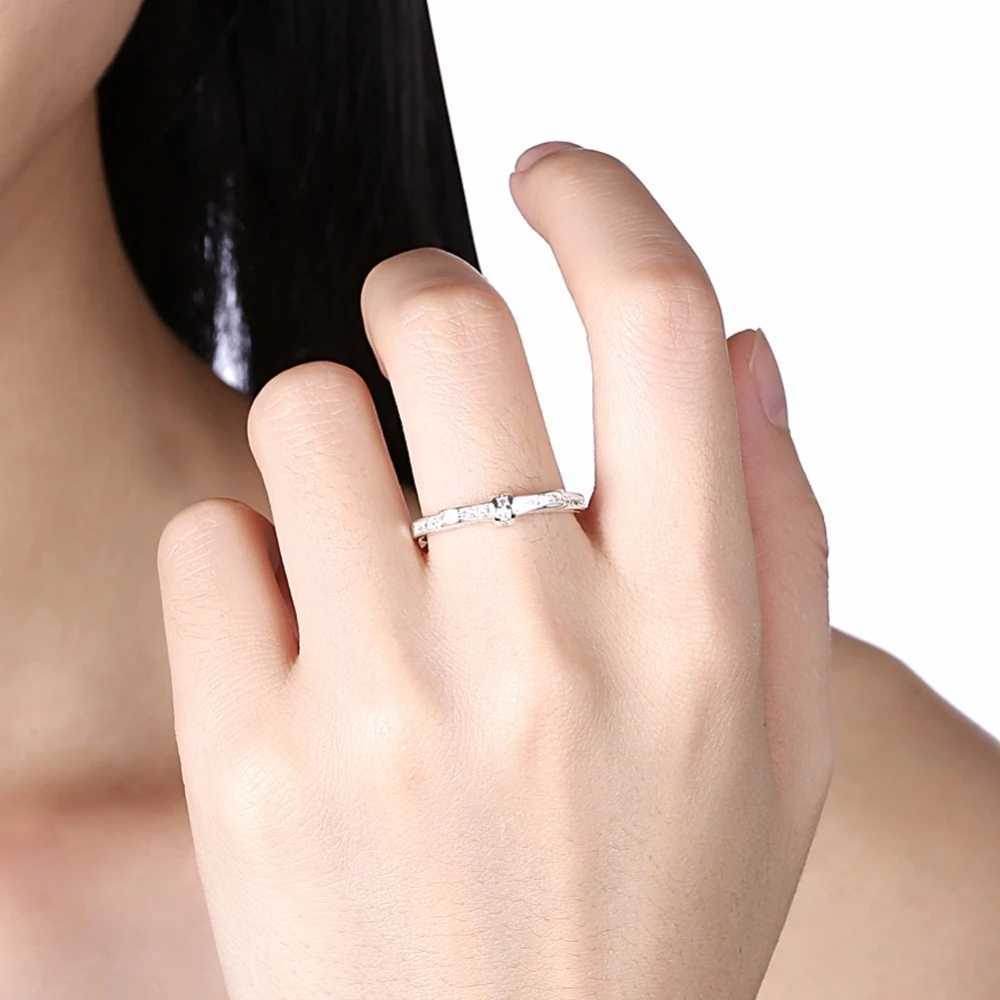 Buy Center 925 Sterling Silver Bowknot Crystal Ring - Stylish for Women - Buy Center