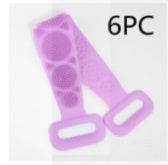 Premium Bath Towel Silicone Rubbing Back Towel - Double-Sided Comfort - Buy Center