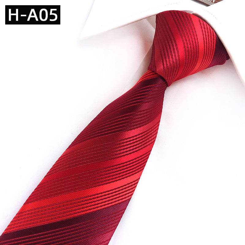 Elegant Red Polyester Fabric Tie - Perfect for Weddings & Formal Events - Buy Center
