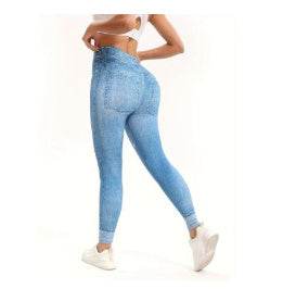 Buycenter Retro High Waist Leggings - Comfortable Stretch for Yoga - Buy Center
