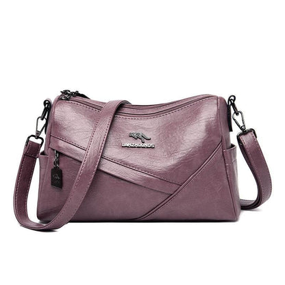 Stylish Soft Leather Crossbody Bag - Trendy Large Capacity 2025 - Buy Center