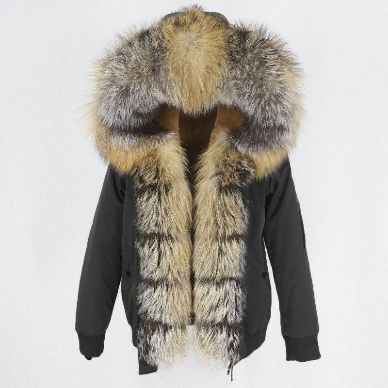 Buycenter Parka Jacket with Raccoon Fur Liner - Stylish Women's Outerwear - Buy Center