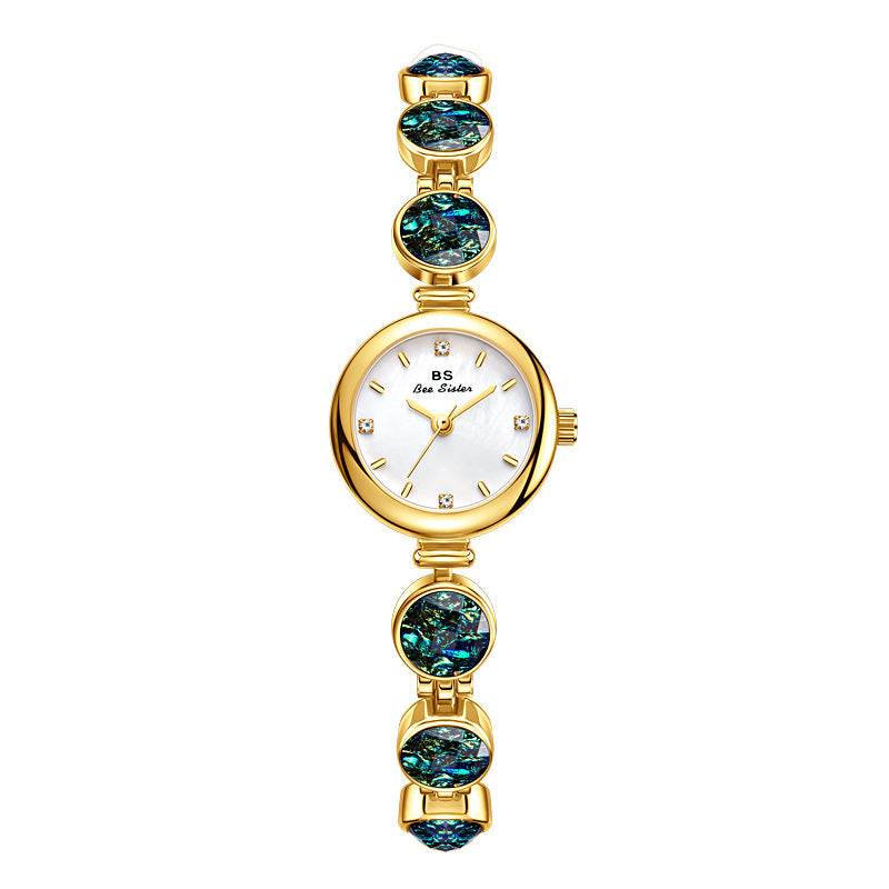 Buycenter Glow Rough Stone Women's Watch - Colorful Design, 38mm Dial - Buy Center