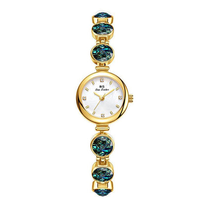 Buycenter Glow Rough Stone Women's Watch - Colorful Design, 38mm Dial - Buy Center