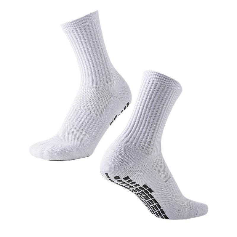Solid Color Non-Slip Football Socks - Shock-Absorbing, Wear-Resistant Design - Buy Center
