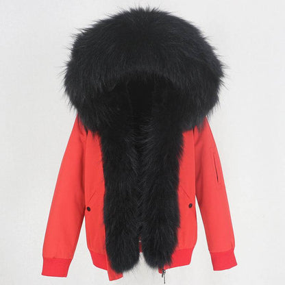 Buycenter Parka Jacket with Raccoon Fur Liner - Stylish Women's Outerwear - Buy Center