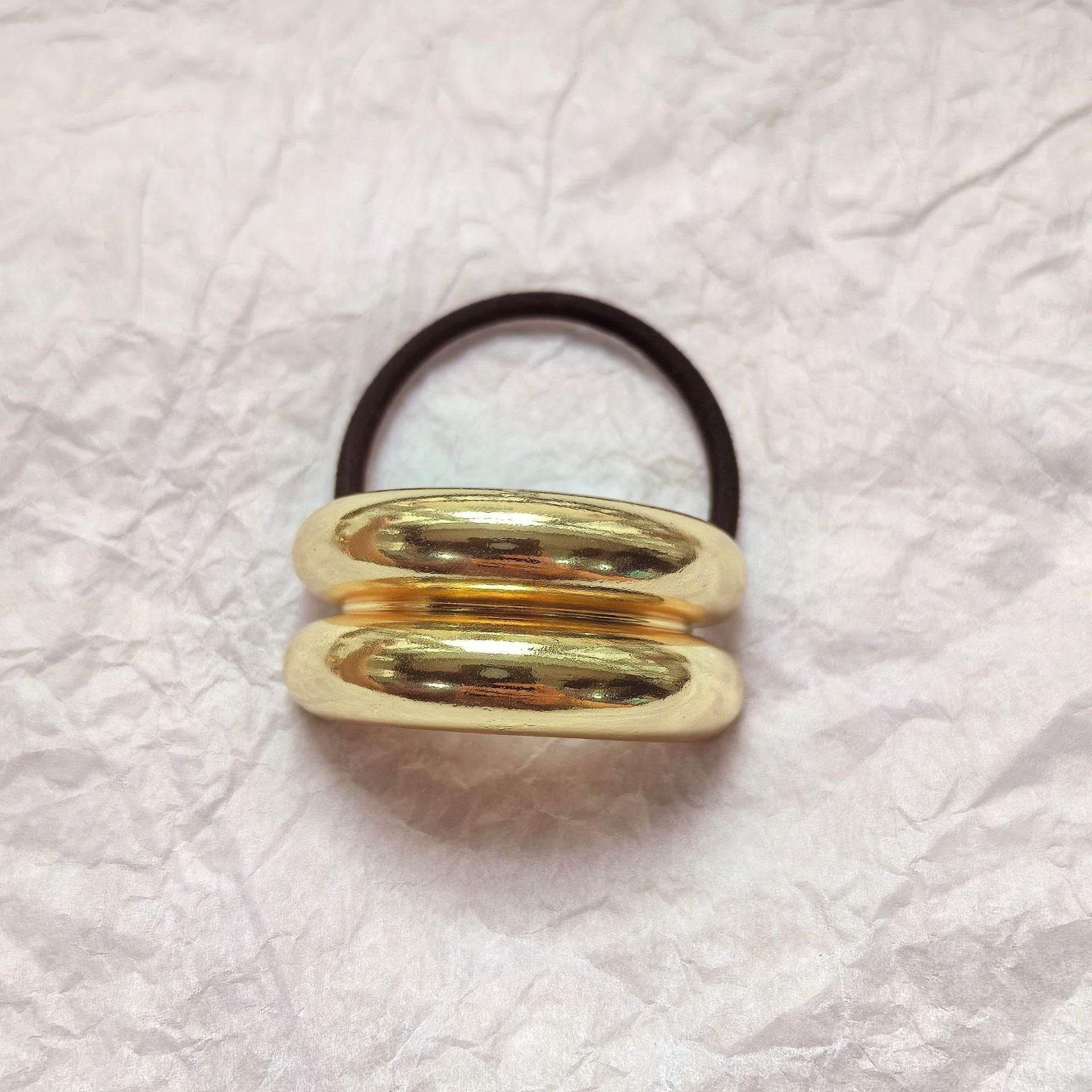 High-End Minimalist Alloy Hair Ring - Trendy Body Jewelry for 2025 - Buy Center