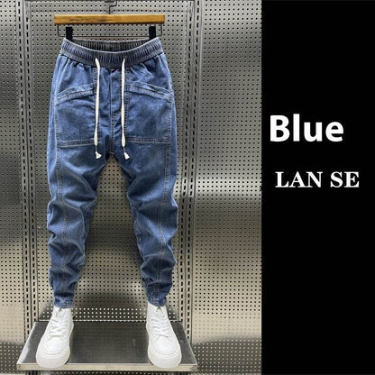 Trendy Men's Ankle Length Pants - Slim Fit in Green, Blue, and Gray - Buy Center