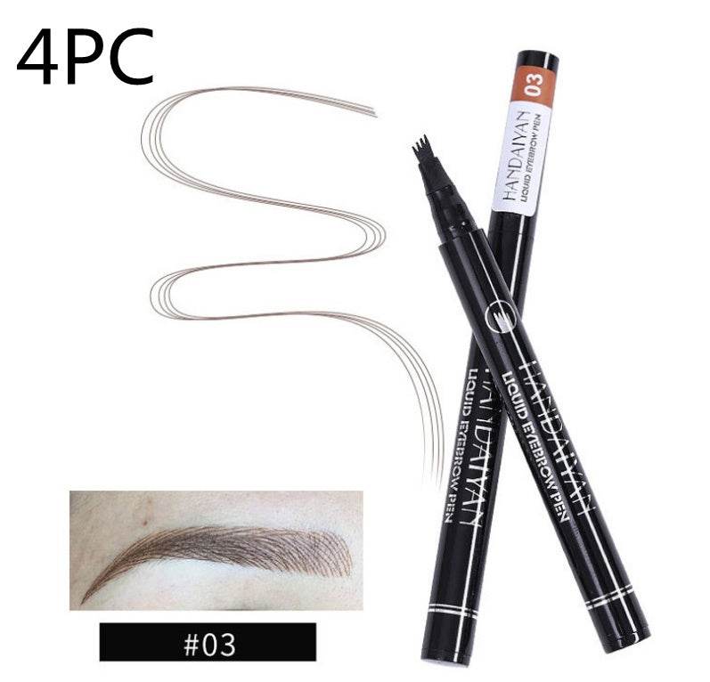 Microblading Eyebrow Pencil - Waterproof Fork Tip for Flawless Brows - Buy Center