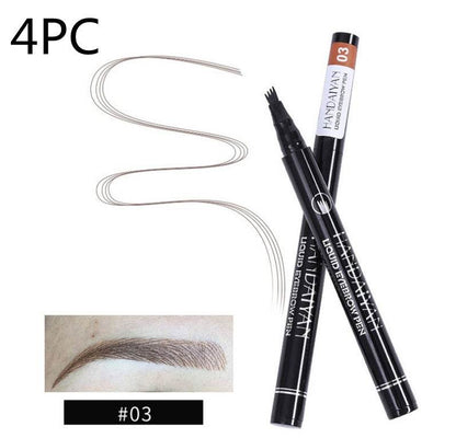 Microblading Eyebrow Pencil - Waterproof Fork Tip for Flawless Brows - Buy Center