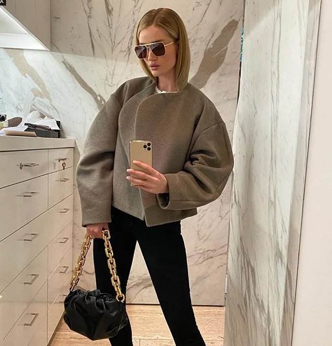 Women's Solid Color Woolen Coat - Trendy Loose Fit Jacket for 2025 - Buy Center