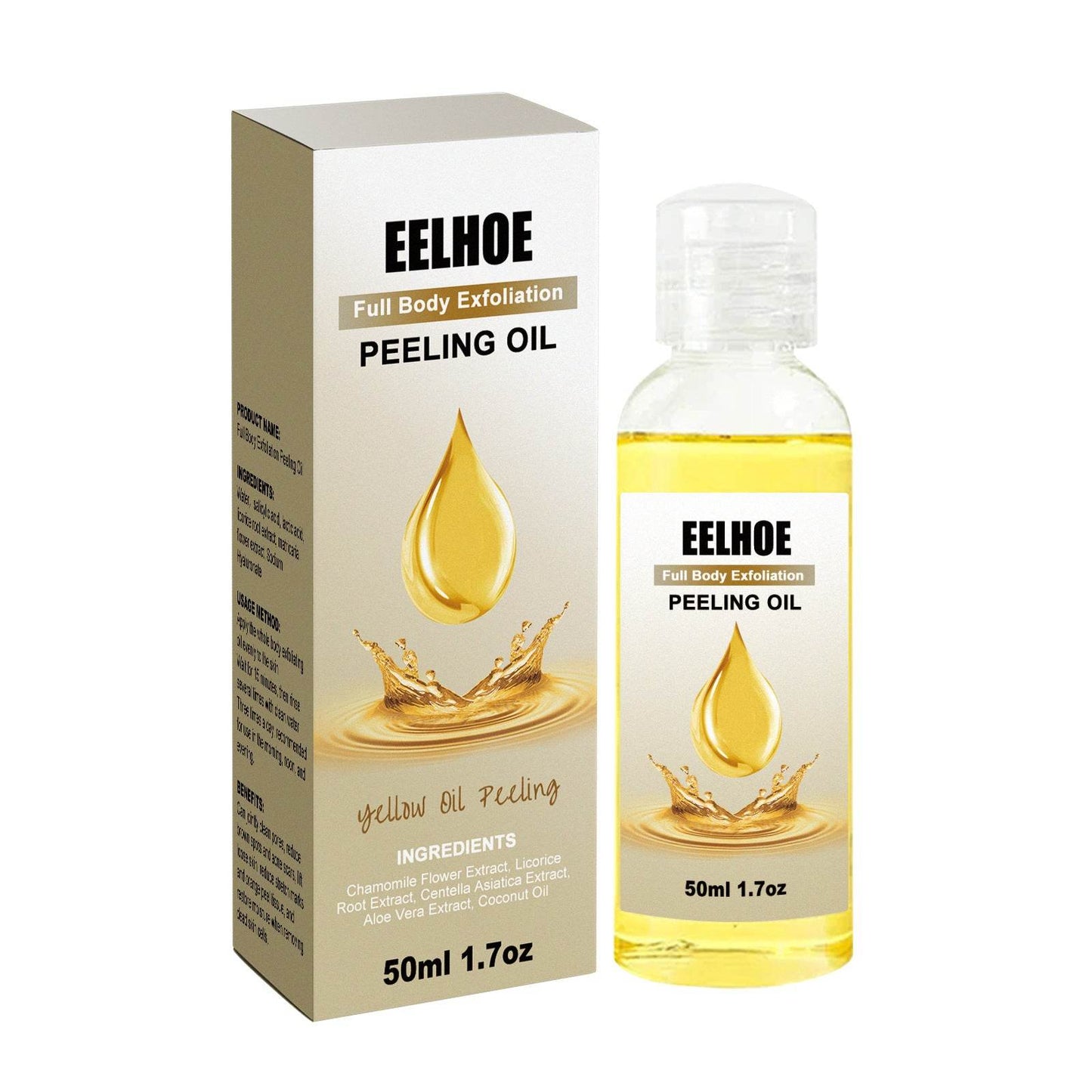Delicate Brightening Body Exfoliating Oil - Nourishing Skin Care Essential - Buy Center